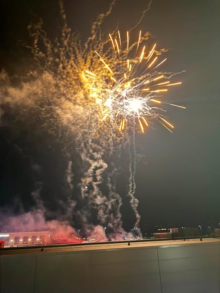Fireworks over the West Virginia Black Bears ballpark